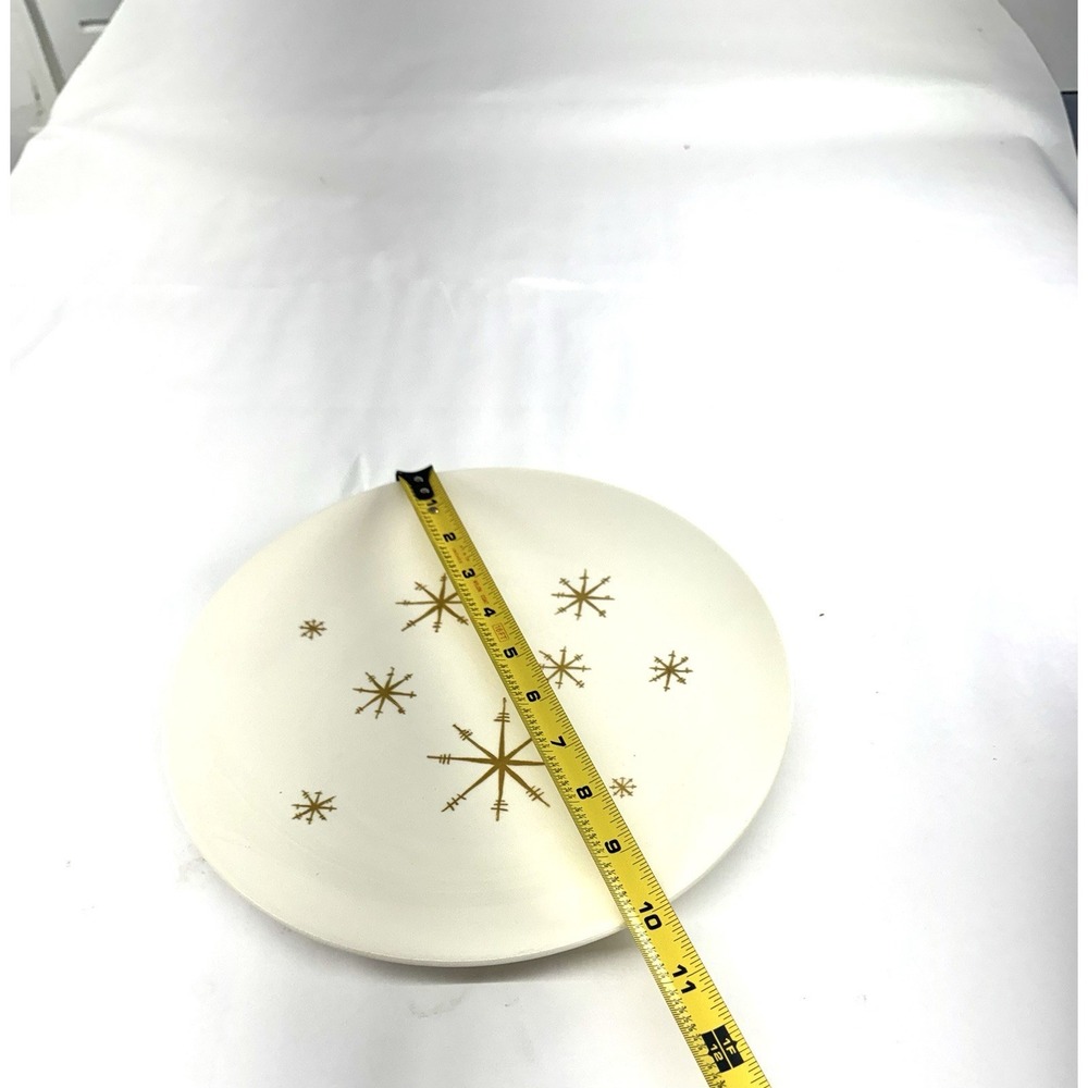 vintage Royal Ironstone Star Glow Starburst MCM Atomic Plate 10" Royal China - Picture 4 of 6